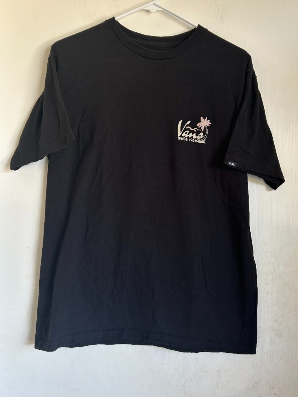 Vans - Black and Pink Graphic Tee